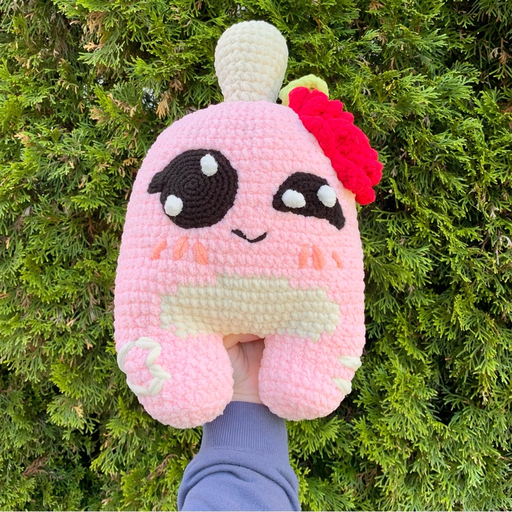 Crochet Plantie Rosey Plush - Original Character